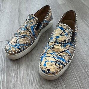 Louboutin python sneakers